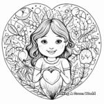 Nurturing 'Kindness' Fruit of the Spirit Coloring Pages 4