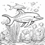 Ocean World Vector Coloring Pages 3