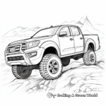 Off-road 4x4 Truck Coloring Pages 1