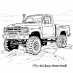 Off-road 4x4 Truck Coloring Pages 2
