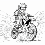 Off-Road Dirt Bike Coloring Pages 1