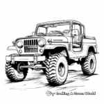 Off-road Jeep Coloring Pages 2