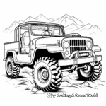 Off-road Jeep Coloring Pages 4