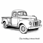 Old Dodge Pickup Truck Coloring Sheets 4