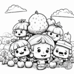 Orchard Garden Coloring Pages for Fruit Lovers 2