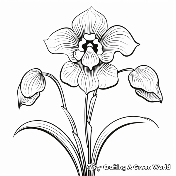 Easy Flower Coloring Pages - Free &amp; Printable!
