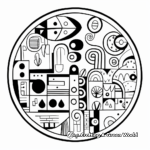 Oval Shape Coloring Pages for Intermediate Artists 2