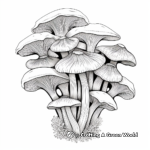 Oyster Mushroom Coloring Pages for All Ages 4