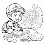 Paleontology & Fossils Coloring Pages 4