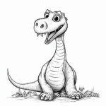 Patagotitan Dinosaur Coloring Pages for Kids 4