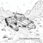 Pattern-based Andromeda Galaxy Coloring Pages 3