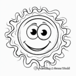 Patterned Fried Egg Coloring Pages for Creativity 4