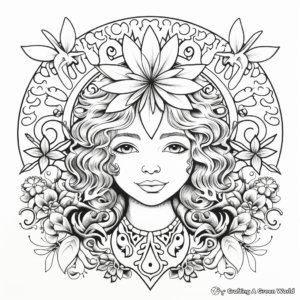 Peace and Pride Symbols Coloring Pages 4
