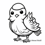 Peace Dove with Rainbow Coloring Pages 3