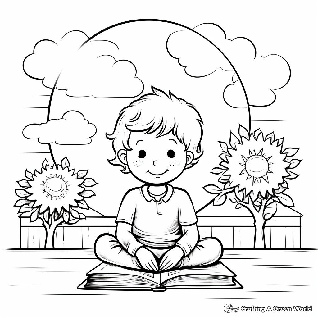 Peaceful Friday Morning Coloring Pages 2