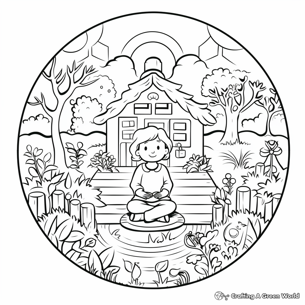 Peaceful Friday Morning Coloring Pages 4