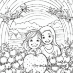 Peaceful 'Patience' Fruit of the Spirit Coloring Pages 3