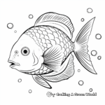 Peaceful Pumpkinseed Sunfish Coloring Pages 3