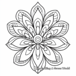 Peacock Feather Mandala Coloring Pages 4