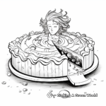 Pecan Pie Illustration Coloring Pages 4