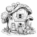 Peek Inside a Gnome House Coloring Pages 3