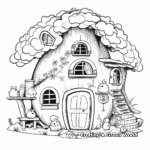 Peek Inside a Gnome House Coloring Pages 4