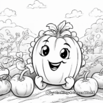 Pepper Veggie Garden Coloring Pages 3
