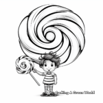 Peppermint Candy Swirl Coloring Pages 2