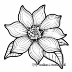 Peppermint Flower Coloring Pages for Adults 4