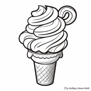 Peppermint Ice Cream Coloring Pages 3