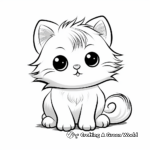 Persian Baby Cat Coloring Pages: Fur Galore 2