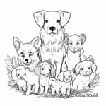 Pets Galore: Domestic Animal Coloring Pages 2