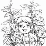 Philodendron Plants Coloring Pages for Kids 4