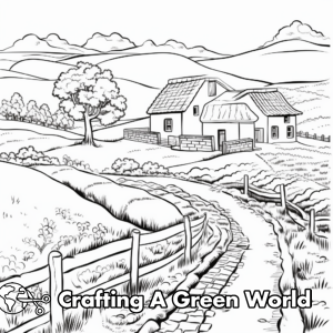 Nature Coloring Pages For Adults - Free &amp; Printable!