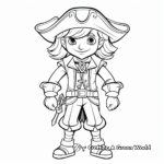 Pirate Captain Suit Coloring Pages 4