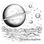 Planet and Moons: Solar System Coloring Pages 3