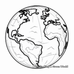 Planet Earth and Other Planets Coloring Pages 2