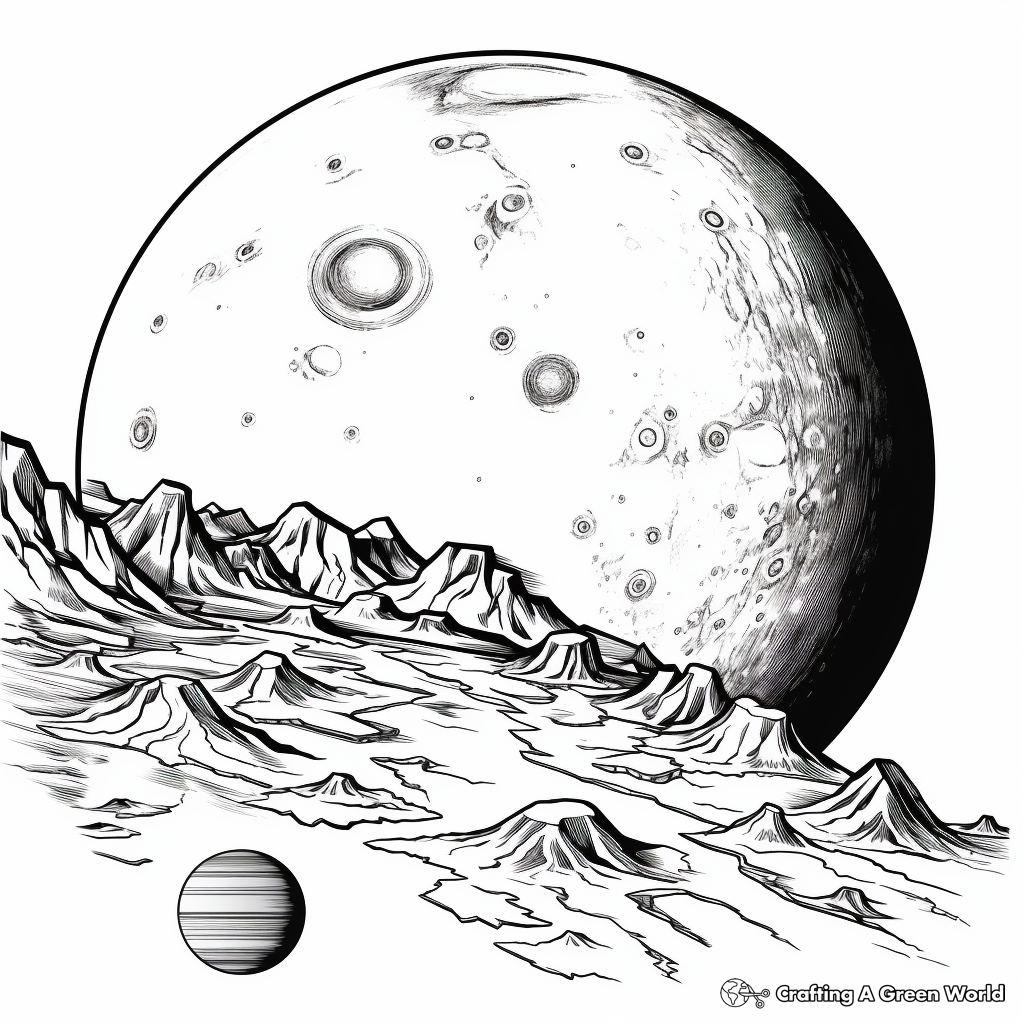 Planet-specific Coloring Pages: Mars, Venus, and Jupiter 1