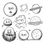 Planetary Symbols of Dwarf Planets Coloring Pages 2
