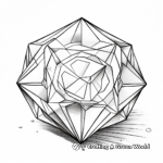 Platonic Solids and Sacred Geometry Coloring Pages 1