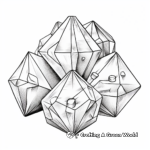 Platonic Solids and Sacred Geometry Coloring Pages 2