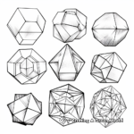 Platonic Solids and Sacred Geometry Coloring Pages 4