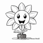 Playful Daisy Flower Coloring Sheets 2