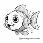 Playful Warmouth Sunfish Coloring Pages 4