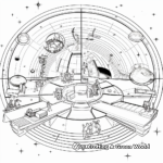 Polarity Lesson: North and South Pole Magnet Coloring Page 3