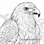 Pop Art Inspired Eagle Coloring Pages for Adults 1