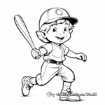 Popular Baseball Players Action Coloring Pages 3
