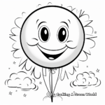 Positive Vibes Only Smiley Balloon Coloring Pages 3