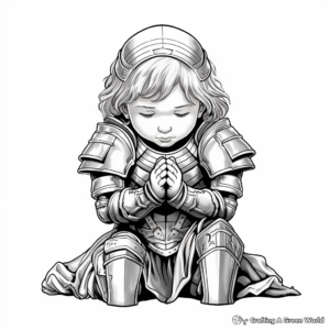 Prayer Warrior Coloring Pages 4