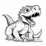 Prehistoric Megalosaurus Coloring Pages 4